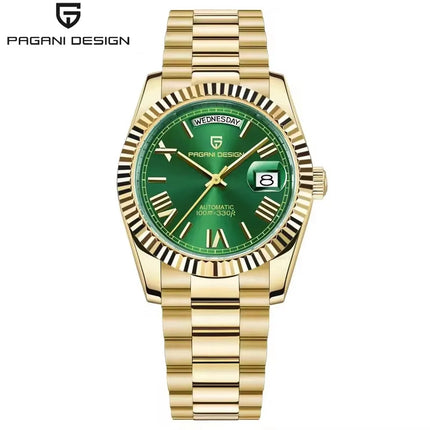Nuovo Orologio Meccanico Automatico PAGANI DESIGN DD40 2026 per Uomo, Quadrante Viola, Data, Vetro Zaffiro AR, Impermeabile, Sportivo, in Acciaio Inossidabile, Regalo per Uomo