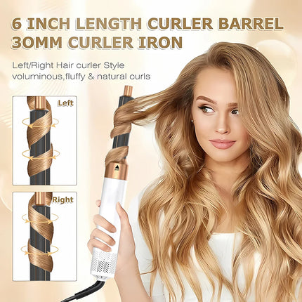 Fast Shipping 5-In-1 Hair Dryer Styling Set Professional Home Styling Tools Curling Iron Hot Air Comb Straightener Multifunctional Hair Salon