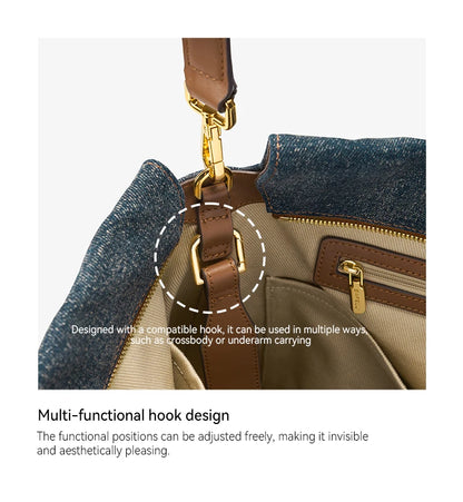 Borsa tote sportiva da donna 2025 - Borsa a tracolla morbida struttura con scomparto espandibile, grande capacità per palestra e viaggi