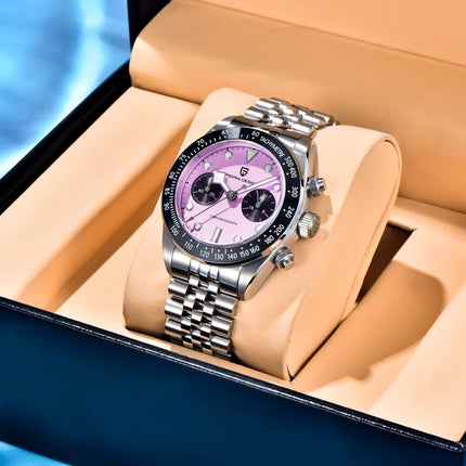 Nuovo orologio da uomo PAGANI Retro DESIGN, orologio al quarzo di lusso, cronografo di velocità, vetro zaffiro, luminoso, resistente all'acqua, regalo per uomo
