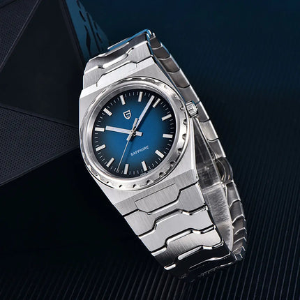PAGANI DESIGN 2026 Nuovo Orologio al Quarzo Sottile da Uomo 7MM VJ21 37MM Zaffiro Acciaio Inossidabile Impermeabile 10Bar Luminoso C3 Reloj Hombre