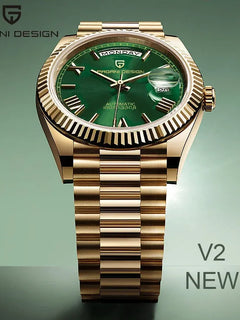 PAGANI DESIGN DD36 Oro Verde V2 Orologi Meccanici da Uomo Orologio Automatico di Lusso per Uomo 2026 Nuovo Orologio da Polso con Vetro Zaffiro AR