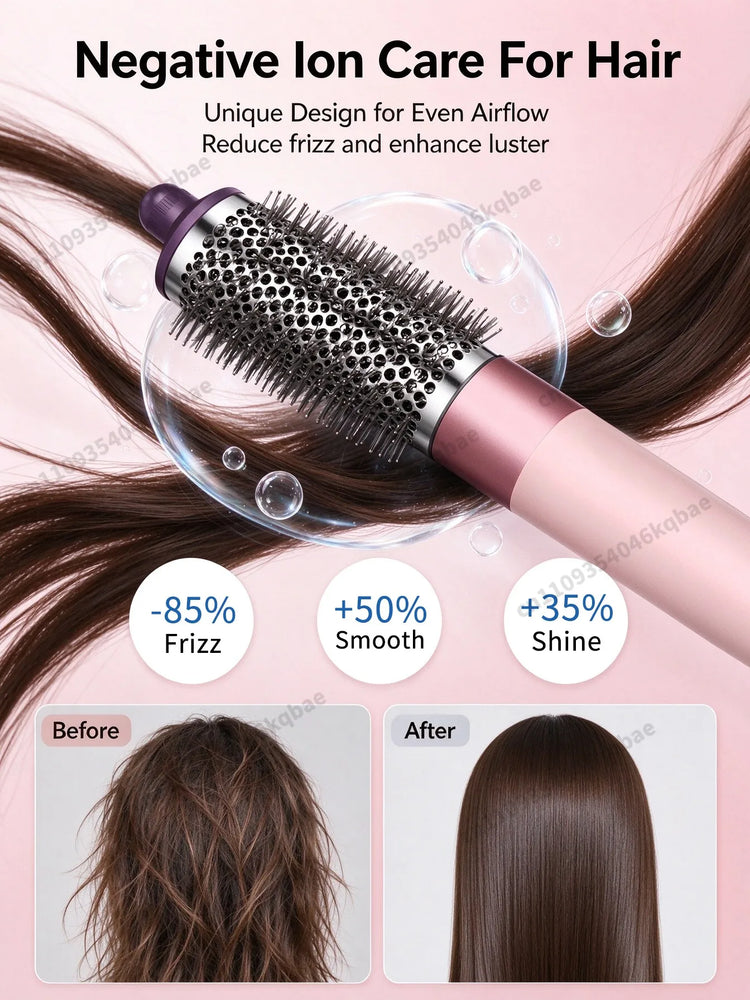 SenCiciMen 6-in-1 Air Multi-Styler 110,000 RPM High-Speed Hair Dryer Brush with Auto-Wrap Curlers Hair Styling Tool Fast Drying, Curling, Volumizing &  Smooth Blowouts and Frizz Gift for Women