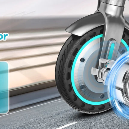 HiQiS V8 E-Scooter 350W Motore 36V 10.5Ah 30KMH Velocità 30KM Lungo Raggio 8.5 pollici A Nido D'ape Pneumatico Pieghevole Scooter Elettrico Per Adulti