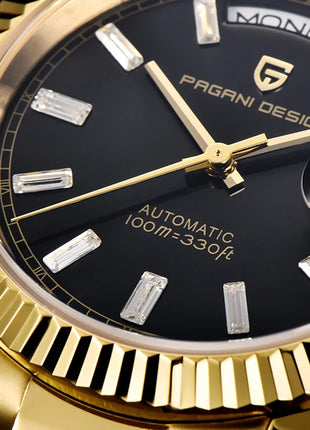 Nuovo orologio da uomo DESIGN PAGANI, orologio automatico di lusso per uomo, orologio meccanico da uomo, vetro zaffiro AR con data, consegna locale UE