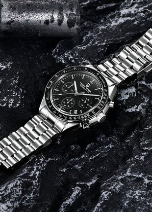PAGANI DESIGN Nuovo PD1701 Orologio da Uomo di Lusso al Quarzo Cronografo Sportivo con Vetro Zaffiro Impermeabile Spedizione Locale