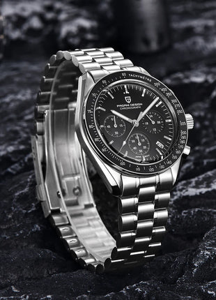 PAGANI DESIGN Nuovo PD1701 Orologio da Uomo di Lusso al Quarzo Cronografo Sportivo con Vetro Zaffiro Impermeabile Spedizione Locale