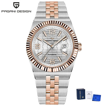 PAGANI DESIGN Nuovo orologio da uomo, orologio automatico di lusso da uomo, orologio meccanico, orologio con protezione AR, zaffiro brillante, spedizione locale