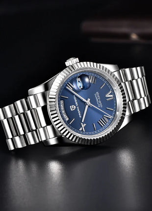 Nuovo Orologio da Uomo di Lusso PAGANI DESIGN add36 Dorato 2026, Orologio Meccanico Automatico con Vetro Zaffiro AR Protettivo, Cassa in Acciaio Inossidabile, Datario, da Polso