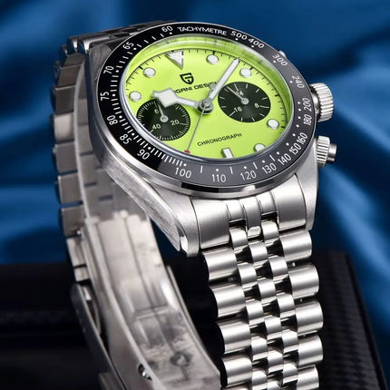 Nuovo PAGANI DESIGN 2026 Orologio da Uomo Panda, Orologio al Quarzo di Lusso, Cronografo con Quadrante in Zaffiro, Luminoso, Acciaio Inossidabile 316L, Spedizione Locale