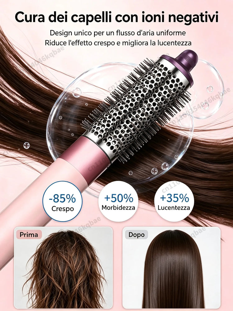 SenCiciMen 6 in 1 Air Styler Negative Ion Hair Dryer For Auto CurlingHair Styling Tools For Fast Drying,Curling,Volumizing & Smooth Best Gift for Women