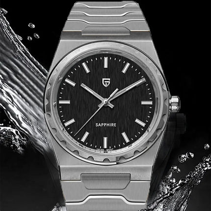 PAGANI DESIGN 2026 Nuovo Orologio al Quarzo Sottile da Uomo 7MM VJ21 37MM Zaffiro Acciaio Inossidabile Impermeabile 10Bar Luminoso C3 Reloj Hombre