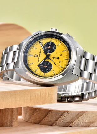 Orologio da Uomo Retrò PAGANI DESIGN 2026 Nuova Collezione, Cronografo al Quarzo, Vetro Zaffiro Giapponese VK63, Spedizione Locale