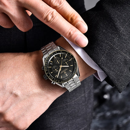 PAGANI DESIGN Moon ST6 Orologio Automatico di Lusso da Uomo, Orologio Business da Uomo, Orologio Meccanico, Luminoso, Vetro Zaffiro, Cinturino in Nylon, Consegna Locale UE 2026
