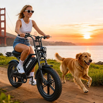 Bicicletta Elettrica V20 per Adulti, 2000W Doppio Motore, Batteria 52V 20AH, 20 Pollici, E-bike Elettrica da Montagna