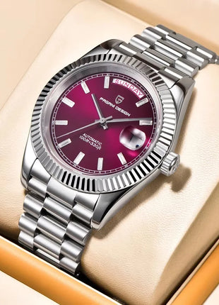 Nuovo Orologio Meccanico da Uomo PAGANI DESIGN DD40 2026, Orologio Automatico di Lusso con Vetro Zaffiro AR, Data, Impermeabile, in Acciaio Inossidabile, Regalo per Uomo