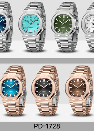 Nuovo Orologio da Uomo di Lusso PAGANI DESIGN 2026 Rosa Oro ST6 Automatico Meccanico con Protezione Luminosa e Vetro Zaffiro AR - Regalo Perfetto