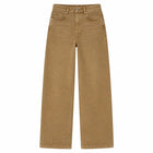 Women's Jeans Wide Waist High Leg Denim Khaki Washed Elastic Straight pants Wide Slimming Effect Hides Casual City Work & Leisure Hides YW‑1643