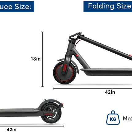 2026 Aggiorna AOVOPRO TX01 Smart APP Scooter elettrico 350W/500W Motore potente 36V25-45KM Gamma Adulti EScooter con doppio freno