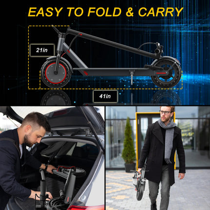 Monopattino Elettrico 350W con Stock EU, 3 Velocità (fino a 30 km/h), Indicatori di Direzione e Freni Doppi, Supporta il Controllo tramite App, Ideale per il Divertimento all'Aperto dei Ragazzi