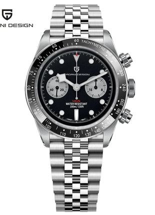 Nuovo Orologio da Uomo PAGANI DESIGN Panda 2026, Marca di Lusso, Orologio al Quarzo, Cronografo Sportivo, Ghiera in Ceramica, Vetro Zaffiro AR, Luminoso, Impermeabile, in Acciaio Inossidabile