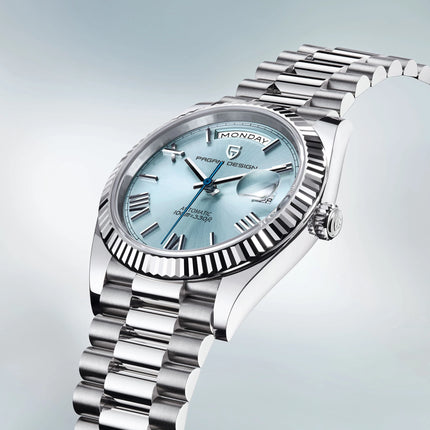 Nuovo Orologio da Uomo di Lusso DD36 2026 PAGANI DESIGN Automatico da Uomo con Quadrante in Meteorite Bianco Meccanico con Protezione in Zaffiro AR Data Sportivo Spedizione Locale