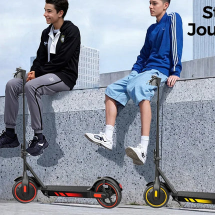 HiQiS V10 E-Scooter 500W Motore 36V 10.5Ah 40KMH Velocità 30KM Gamma Pieghevole EScooter 10 pollici Pneumatico Ad Aria Scooter Elettrico Per Adulti