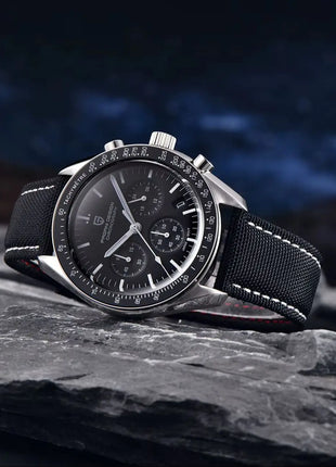 PAGANI DESIGN Moon ST6 Orologio Automatico di Lusso da Uomo, Orologio Business da Uomo, Orologio Meccanico, Luminoso, Vetro Zaffiro, Cinturino in Nylon, Consegna Locale UE 2026