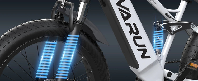 Bicicletta Elettrica per Adulti Varun S26-1, E-bike da Montagna, Batteria 48V 16Ah, Fatbike 26'', Bicicletta Elettrica da Strada