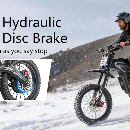 Nuova E-Bike Fuoristrada EU GT600, 85 km/h di velocità massima, motore brushless da 7.500 W, batteria al litio 72V 30Ah, moto elettrica per adulti, autonomia massima 85 km/h