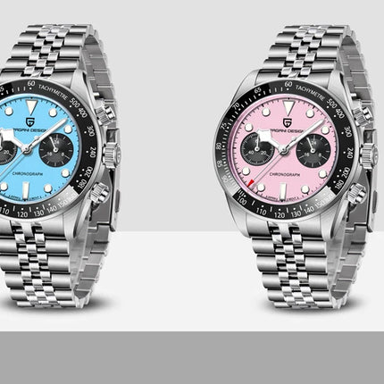 Nuovo orologio da uomo PAGANI Retro DESIGN, orologio al quarzo di lusso, cronografo di velocità, vetro zaffiro, luminoso, resistente all'acqua, regalo per uomo
