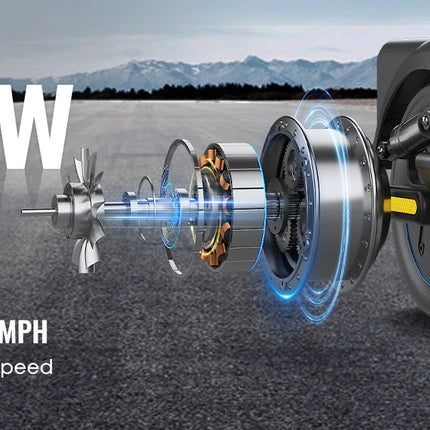 HiQiS Max Pro E-Scooter 500W Motore 36V 15Ah 40KMH Velocità 50KM Gamma 10 pollici Pneumatico Ad Aria Pieghevole Scooter Elettrico Per Adulti Con App