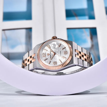 PAGANI DESIGN 2026 Nuovo Orologio Automatico di Lusso con Quadrante Romboidale 3D per Uomo, Orologio da Polso Meccanico per Affari, Vetro Zaffiro AR, Regalo per le Feste, Spedizione Locale