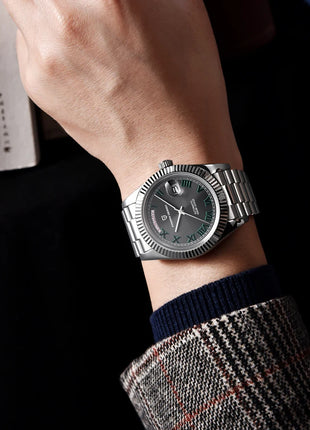 PAGANI DESIGN 2026 Nuovo orologio automatico di lusso DD40 da uomo, orologio da polso meccanico da uomo, acciaio inossidabile, impermeabile, vetri in zaffiro AR, spedizione locale
