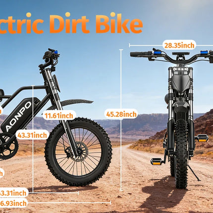 Bicicletta elettrica da 3500W, moto elettrica fuoristrada per adulti, per pendolarismo urbano, guida all'aperto, adatta per la guida su strada.