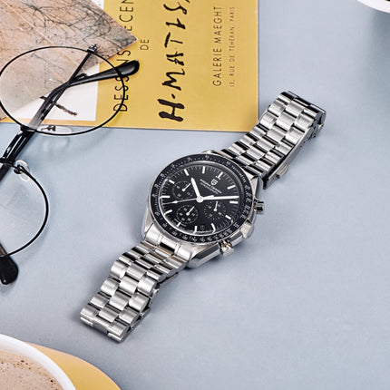 PAGANI DESIGN Moon ST6 Orologio Automatico di Lusso da Uomo, Orologio Business da Uomo, Orologio Meccanico, Luminoso, Vetro Zaffiro, Cinturino in Nylon, Consegna Locale UE 2026