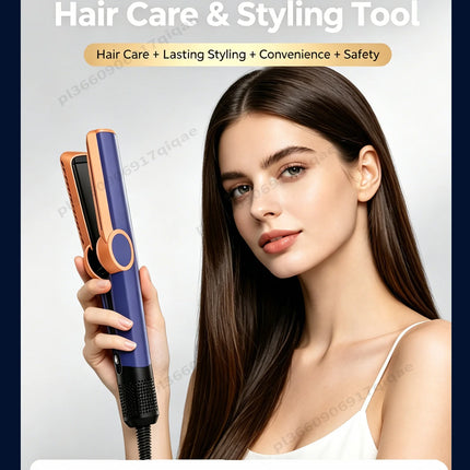 SenCiciMen 2 in 1 Air Straightener & Hair Dryer Negative Ion Flat Iron For Lock in Moisture & Shine Hot Styling Tools Salon-Quality Results For Women Gift