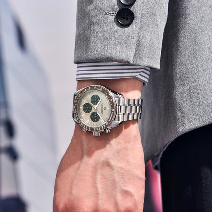 Nuovo Orologio da Uomo PAGANI DESIGN Moon Tan 2026, Orologio al Quarzo di Lusso con Vetro Zaffiro AR, Cronografo Impermeabile, Spedizione Locale