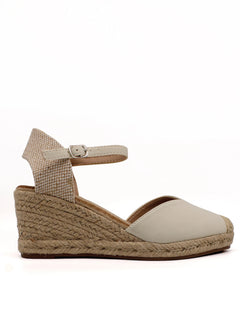 Soraia Shoes, Women's Spardain Sandals with Textile and Jute, Wedge and Platform, 2024 Fashion. Perfect for good weather, comfortable and beautiful, with buckle closure and reinforced tip. Multi Color