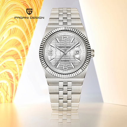 PAGANI DESIGN Nuovo orologio da uomo, orologio automatico di lusso da uomo, orologio meccanico, orologio con protezione AR, zaffiro brillante, spedizione locale
