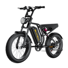 Bicicletta Elettrica DEEPOWER SU8 per Tutti i Terreni, Motore Brushless ad Alte Prestazioni da 1500W, Batteria Rimovibile ad Alte Prestazioni da 52V 20Ah, Bici Elettrica per Adulti con Freni Idraulici a 7 Velocità, Doppia So