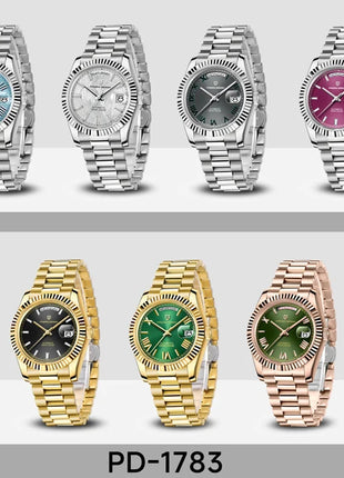 Nuovo Orologio Meccanico Automatico PAGANI DESIGN DD40 2026 per Uomo, Quadrante Viola, Data, Vetro Zaffiro AR, Impermeabile, Sportivo, in Acciaio Inossidabile, Regalo per Uomo
