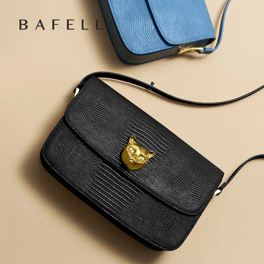 BAFELLI 2025 NUOVA TENDENZA BOXY MESSAGE BAG IN PELLE CAT DONNA CROSSBODY FEMMINA Borsa a tracolla Elegante MODA DI Lusso DESIGNER