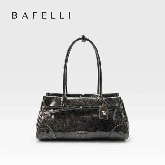 Borsa tote in pelle Saffiano 2025 - Borsa a tracolla vintage con tracolla staccabile Borsa a tracolla di grande capacità per ufficio e casual