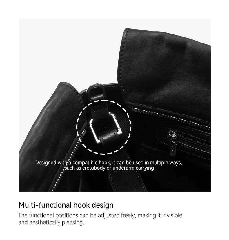 BAFELLI Borsa tote sotto le ascelle - Borsa da viaggio morbida in pelle ispirata a tracolla da donna Borsa a tracolla leggera dal design compatto