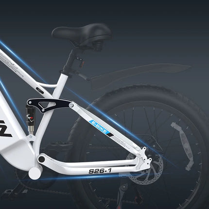 Bicicletta Elettrica per Adulti Varun S26-1, E-bike da Montagna, Batteria 48V 16Ah, Fatbike 26'', Bicicletta Elettrica da Strada