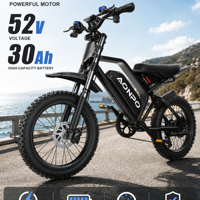 Bicicletta elettrica da 3500W, moto elettrica fuoristrada per adulti, per pendolarismo urbano, guida all'aperto, adatta per la guida su strada.