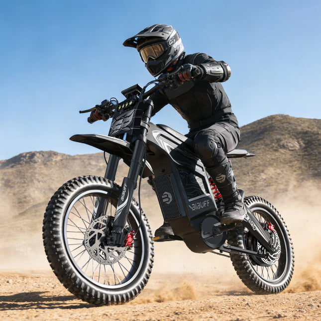 GT600 All-Terrain Electric Motorcycle with Full Suspension, 7500W High Power Motor, 72V 30AH Removable Lithium Battery, 150KM Max Range, Full Damping, Electric Motorcycle for Adults, Electric Bicycle