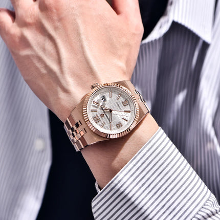 Nuovo Orologio da Uomo PAGANI DESIGN 2026 - Orologio Automatico di Lusso, Orologio da Polso Meccanico da Uomo, Movimento Miyota 8215, Vetro Zaffiro AR, Resistente all'Acqua, Luminoso, con Datario, Ideale per Affari, Regalo