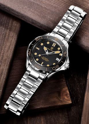Orologi da uomo PAGANI DESIGN, orologio meccanico automatico di lusso, orologio da uomo resistente all'acqua, vetro zaffiro AR, orologio leggero, spedizione locale UE